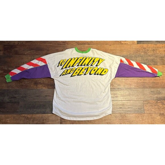 Disney Buzz Lightyear To Infinity Toy Story Spirit Jersey Adult Size Large - Picture 2 of 4